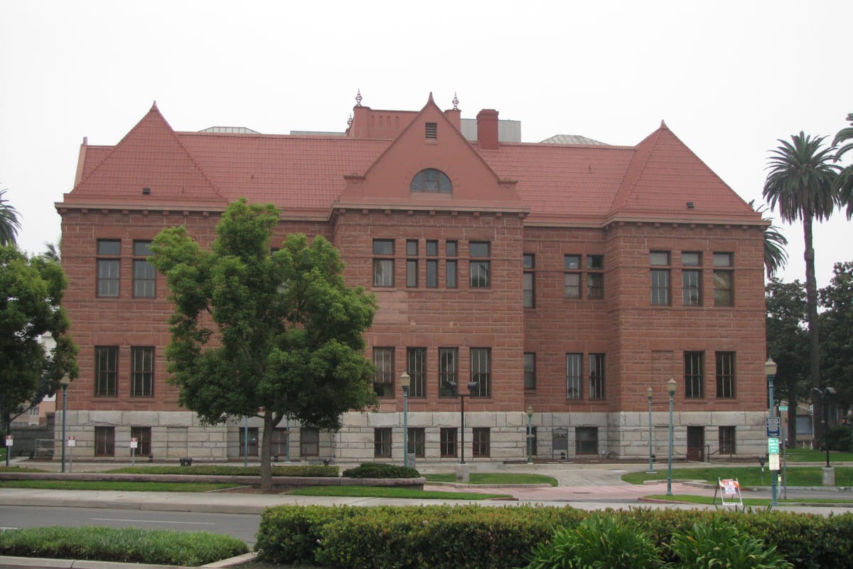 The Old Orange County Courthouse in Santa Ana, California